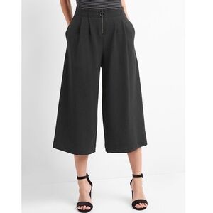 Gap wide leg high rise crop pants